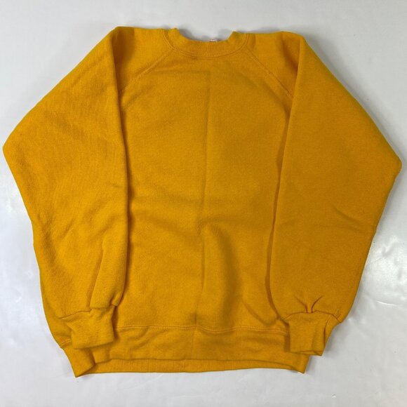 Walt Disney World 60s 70s  Yellow Sweatshirt Size Large 42-44 VIntage - Picture 2 of 5